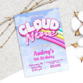 Cloud Nine - 9歳の誕生日招待状 招待状