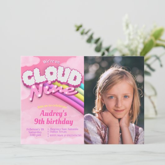 Cloud Nine - 9th誕生日 – 少女 招待状 (スタンド正面)