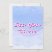 Cloud Nine - 9th Birthday Invitation 招待状 (裏面)