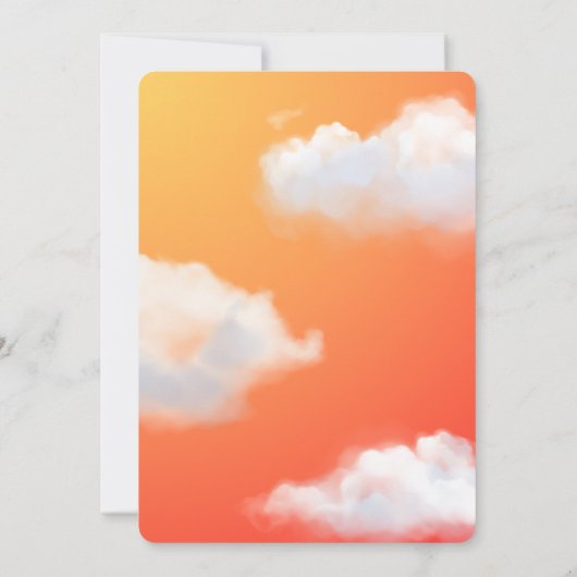 Cloud Nine 9th Birthday Partyへの招待 招待状 (裏面)