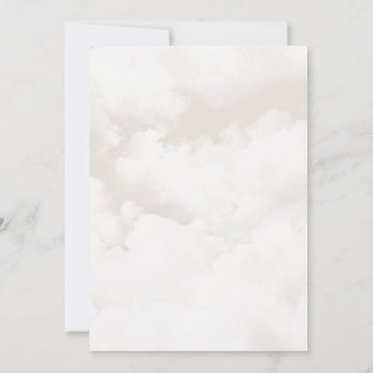 Cloud Nine Baby Showerに参加 招待状 (裏面)