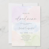 Cloud Nine Baby Showerに参加 招待状 (正面)