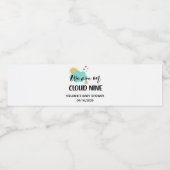 Cloud Nine Baby Shower ペットボトルラベル (シングルラベル)
