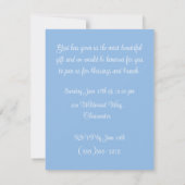 Cloud Nine Baby Shower Digital Download Invite 招待状 (裏面)