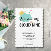 Cloud NIne Baby Shower Invitation 招待状