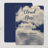 Cloud Nine Baby Shower Invitations 招待状 (正面/裏面)