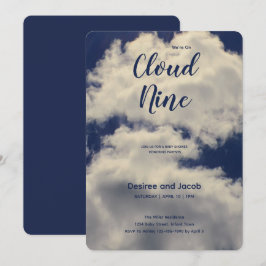 Cloud Nine Baby Shower Invitations 招待状