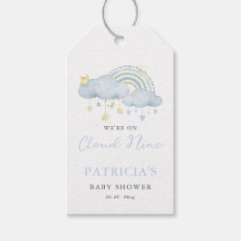 Cloud Nine Boy Baby Showerに参加 ギフトタグ