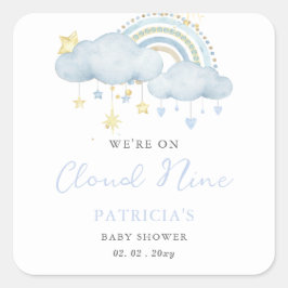 Cloud Nine Boy Baby Showerに参加 スクエアシール
