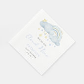 Cloud Nine Boy Baby Showerに参加 スタンダードランチョンナプキン (角)