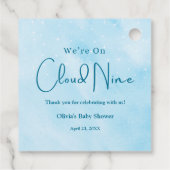 Cloud Nine Boy Baby Showerに参加 フェイバータグ (裏面)