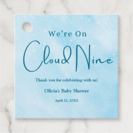 Cloud Nine Boy Baby Showerに参加 フェイバータグ