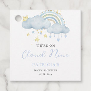 Cloud Nine Boy Baby Showerに参加 フェイバータグ
