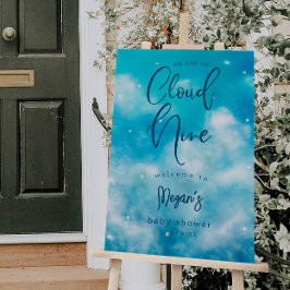 Cloud Nine Boy Baby Showerウェルカムサイン