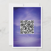 Cloud Nine Boys Girls第1回誕生日QRコード 招待状 (裏面)