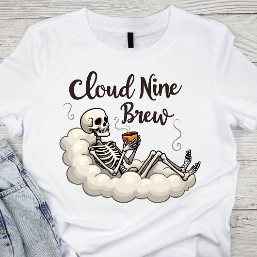 Cloud Nine BrewスケルトンTシャツ Tシャツ