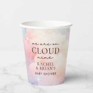Cloud Nine Dreamy Sky Baby Showerに参加 紙コップ