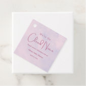 Cloud Nine Girl Baby Showerに参加 フェイバータグ (インサイチュ)