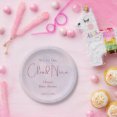 Cloud Nine Girl Baby Showerに参加 ペーパープレート (パーティー)