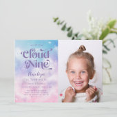 Cloud Nine Girls 9th誕生日写真 招待状 (スタンド正面)