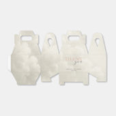 Cloud Nine Modern Baby Shower Thank You フェイバーボックス (折り畳みなし)