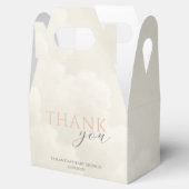 Cloud Nine Modern Baby Shower Thank You フェイバーボックス (オープン)