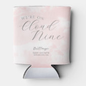 Cloud Nine Pink Girl Baby Showerに参加 缶クーラー (正面)