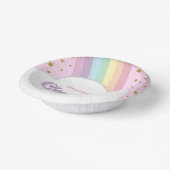 Cloud Nine Rainbow and Stars 9thバースデーパーティー ペーパーボウル (傾斜あり)