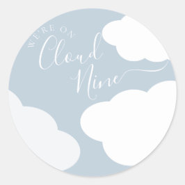 Cloud Nine Roundステッカーに掲載 ラウンドシール