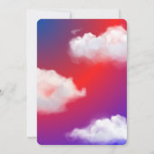 Cloud Nine Sky 9th Birthday Partyへの招待 招待状 (裏面)