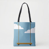 "Cloud nine tote"トートバッグSwing in the Blue Sky トートバッグ (正面)
