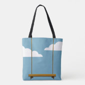 "Cloud nine tote"トートバッグSwing in the Blue Sky トートバッグ (裏面)