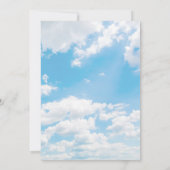 Cloud Nine Who Am Iブライダルシャワーゲームカード 招待状 (裏面)