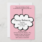 Cloud on a String《キリスト教》洗礼式や命名式招待状 招待状 (正面)