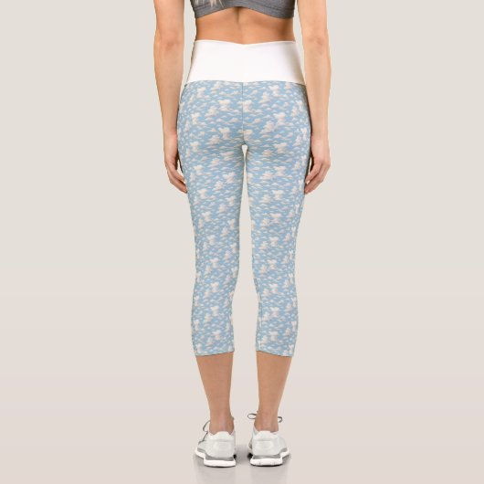 Cloud Pattern  カプリレギンス (裏面)