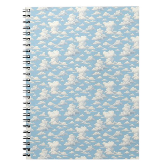 Cloud Pattern  ノートブック (正面)