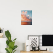 Cloud Print Cloud Poster Sky Print Moody Print Sun ポスター (ホームオフィス)