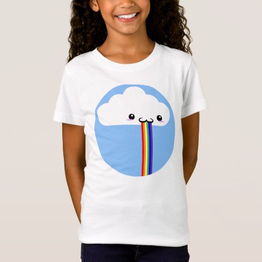 Cloud Pukingレインボーティーシャツ Tシャツ (正面)