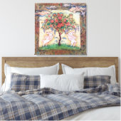 "Cloud Rabbits Tree"プレミアムキャンバスプリント キャンバスプリント (インサイチュ (寝室))