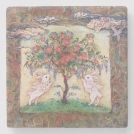 Cloud Rabbits & Tree of Life ストーンコースター