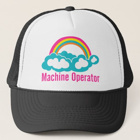 Cloud Rainbow Machineオペレータ キャップ (正面)