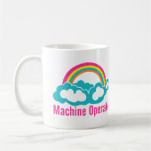Cloud Rainbow Machineオペレータ コーヒーマグカップ (左)