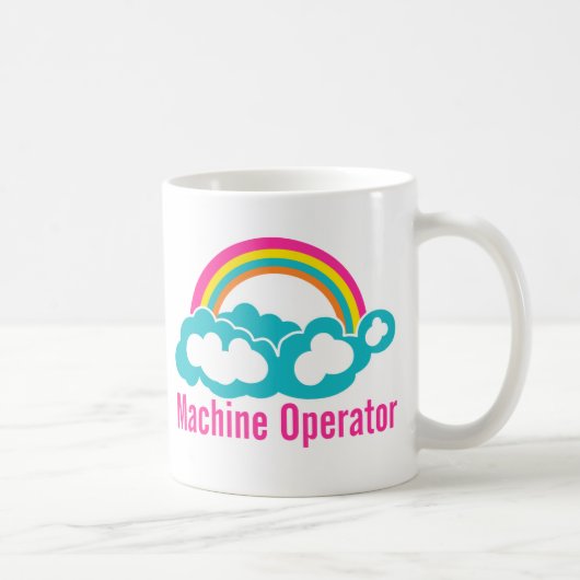 Cloud Rainbow Machineオペレータ コーヒーマグカップ (右)