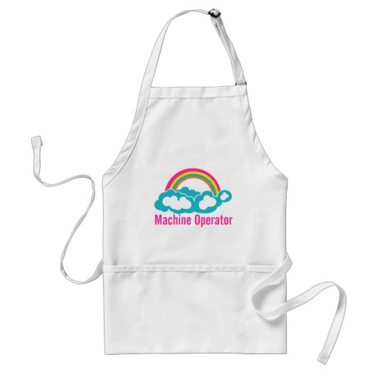 Cloud Rainbow Machineオペレータ スタンダードエプロン (正面)