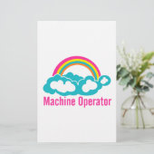 Cloud Rainbow Machineオペレータ 便箋 (スタンド正面)
