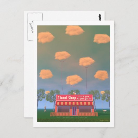 CLOUD SHOPはがき ポストカード (正面/裏面)