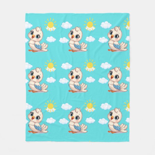 Cloud & Song Kids Fleece Blanket フリースブランケット (正面)