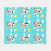 Cloud & Song Kids Fleece Blanket フリースブランケット (正面(横))