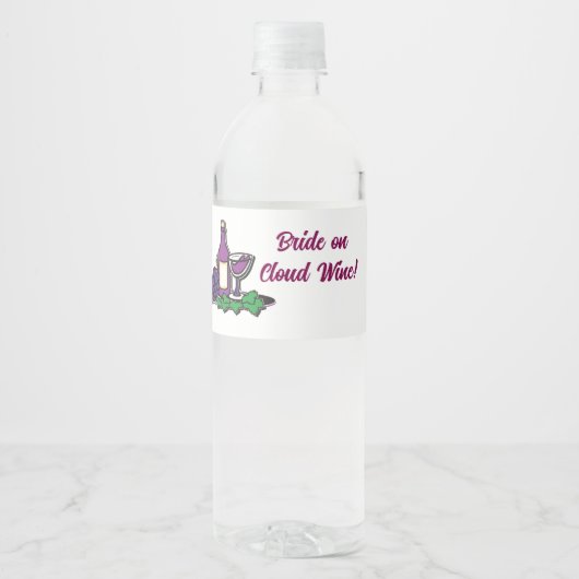 Cloud Wineの花嫁！ ペットボトルラベル (正面)