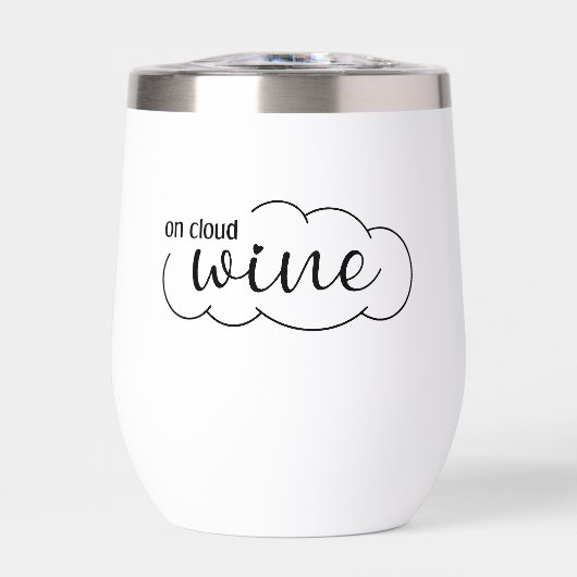 Cloud Wine Tumbler (正面)